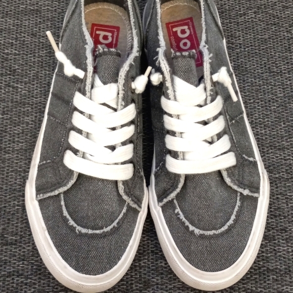 Pop Declan Black Stone Sneakers. Regular Women Size 7. - Picture 4 of 7